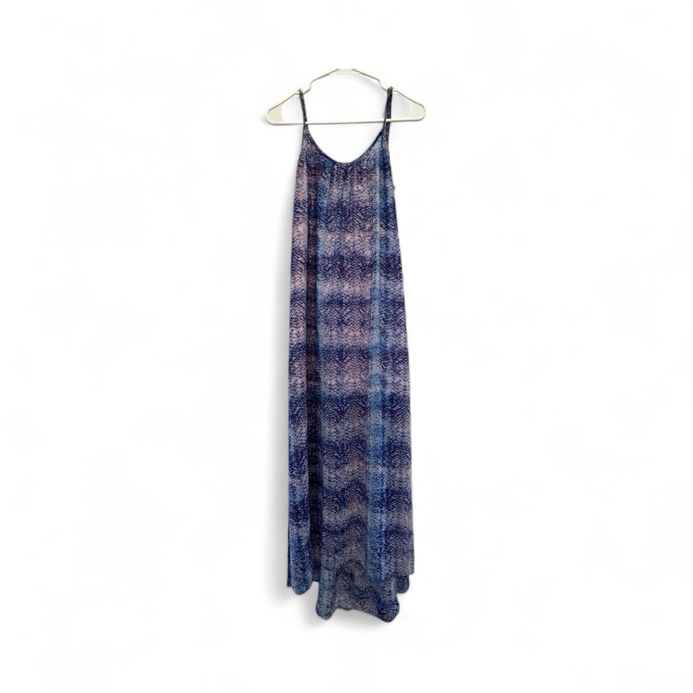 Show Me Your MuMu Purple & Blue Tie-Dye Maxi Dress XS